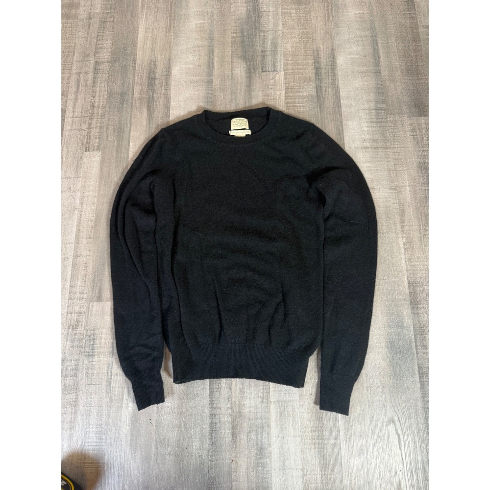 Telluride Clothing Company Womens Black 100% 2-Ply Cashmere Crewneck Sweater XS